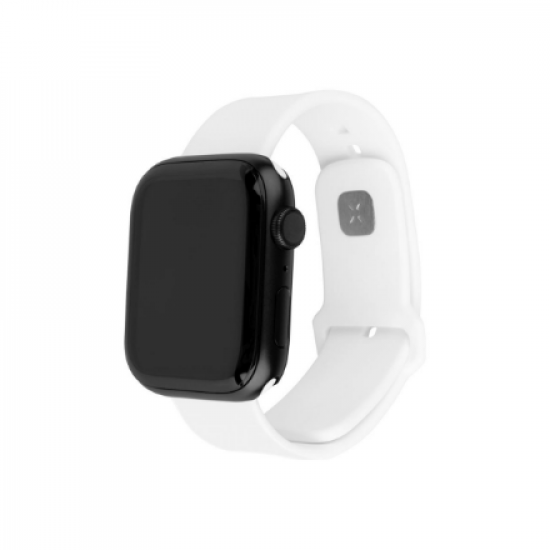 Fixed | Sporty Strap Set for Apple Watch Ultra 49mm | 180-250 mm | White | Silicone