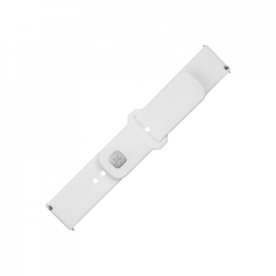 Fixed | Sporty Strap Set with Quick Release 22mm for smartwatch | 160-235 mm | White | Silicone
