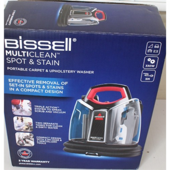 SALE OUT. Bissell | MultiClean Spot & Stain SpotCleaner Vacuum Cleaner | 4720M | Handheld | 330 W | Black/Red | Warranty 24 month(s) | DAMAGED PACKAGING