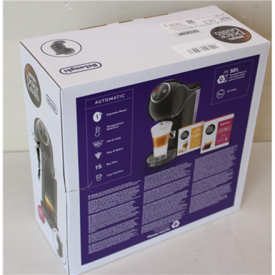 SALE OUT. Delonghi EDG315.B Dolce Gusto Coffee Maker, Black | Delonghi | Coffee Maker | EDG315.B Dolce Gusto | Pump pressure 15 bar | Automatic | 1400 W | Black | DAMAGED PACKAGING