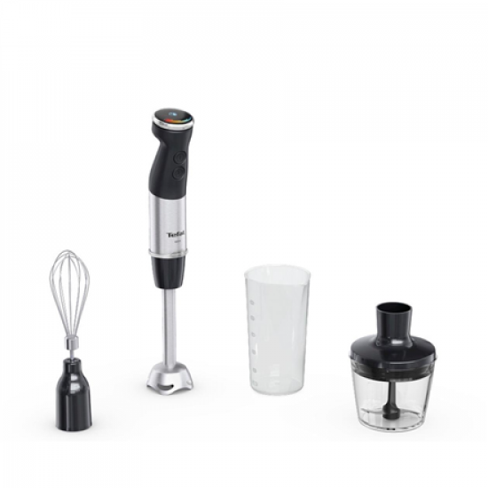 TEFAL | Hand Blender | Quickchef+ HB673830 | Hand Blender | 1000 W | Number of speeds 20 | Turbo mode | Black/Stainless Steel