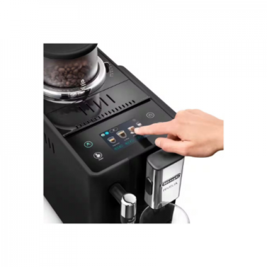 Delonghi Coffee Machine | EXAM 440.35.B RIVELIA | Pump pressure 19 bar | Built-in milk frother | Automatic | 1450 W | Onyx Black