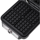 Adler Waffle Maker | AD 3083 | 1800 W | Number of pastry 4 | Belgium | Silver/Black