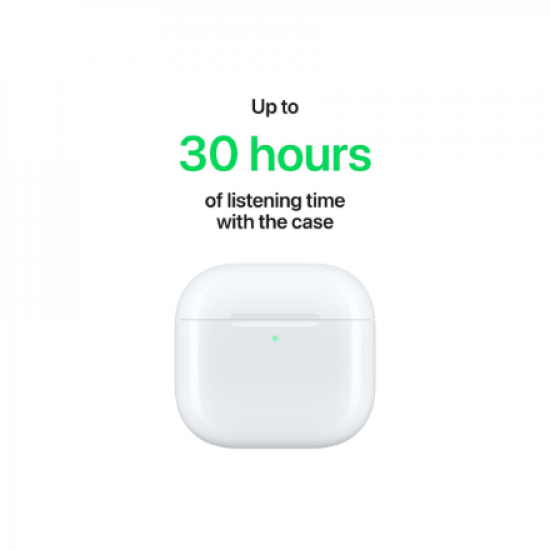 Apple | AirPods 4 | Bluetooth | In-Ear | Noise canceling | Wireless | White