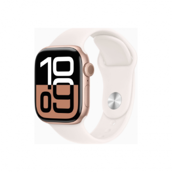 Apple Watch Series 10 | Smart watch | GPS (satellite) | Always-On Retina | Waterproof | Rose Gold