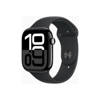 Apple Watch Series 10 | Smart watch | GPS (satellite) | Always-On Retina | Waterproof | Jet Black