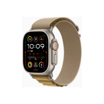 Apple Smart watch | GPS (satellite) | Always-On Retina display | 49mm | Natural Titanium