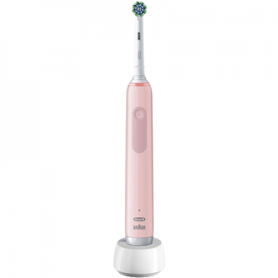 Oral-B Electric Toothbrush | Pro3 Pink X-Clean | Rechargeable | For adults | Number of brush heads included 1 | Number of teeth brushing modes 3 | Pink