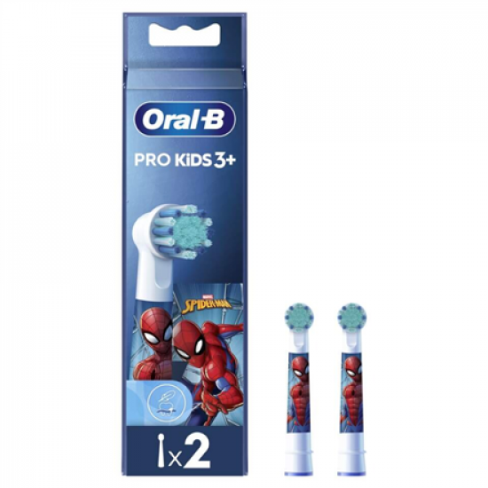 Oral-B | Electric Toothbrush Heads | EB10-2 Kids Spiderman | Heads | For kids | Number of brush heads included 2
