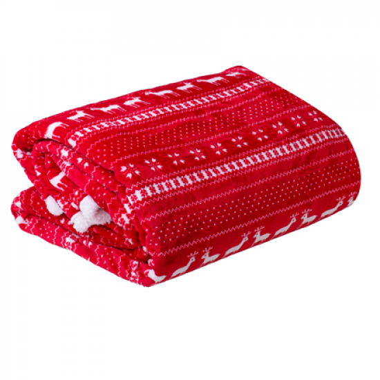 Camry | Electric Heating Throw-Blanket with Timer | CR 7441 | Number of heating levels 10 | Number of persons 1 | Remote control | 120 W | Red/White