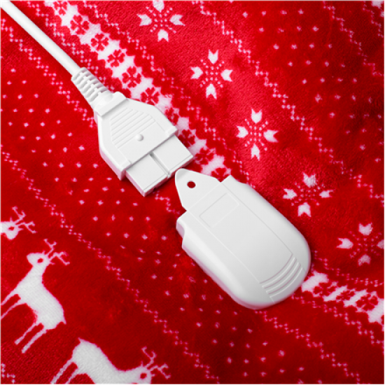 Camry | Electric Heating Throw-Blanket with Timer | CR 7441 | Number of heating levels 10 | Number of persons 1 | Remote control | 120 W | Red/White