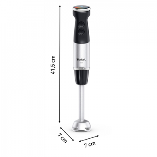 TEFAL | Hand Blender | HB671830 | Hand Blender | 1000 W | Number of speeds 20 | Turbo mode | Black/Stainless Steel