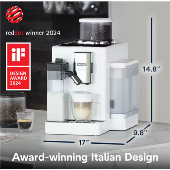 DeLonghi Rivelia EXAM440.55.W Bean to Cup