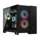 Corsair Dual Chamber PC Case | 2500D AIRFLOW | Black | Mid Tower | Power supply included No | Micro-ATX