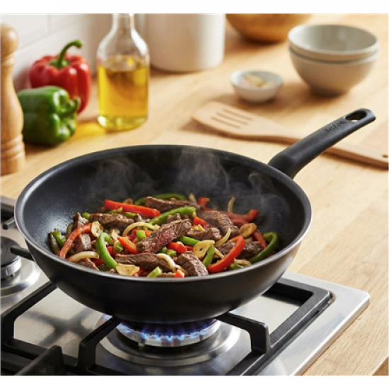 TEFAL | B5561953 Simple Cook | Frying | Diameter 28 cm | Fixed handle | Black