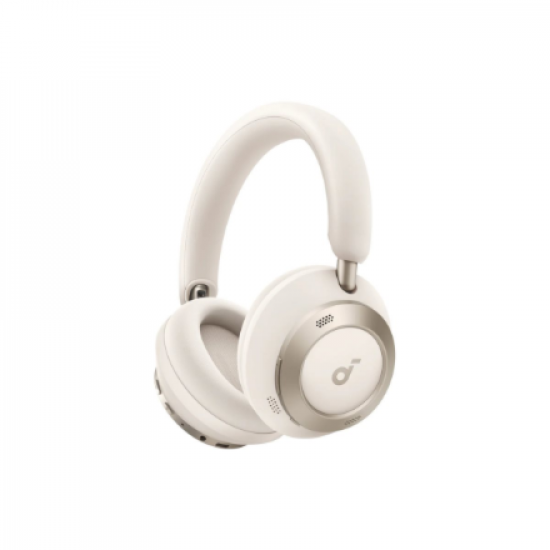 Anker Soundcore | Foldable Headphones | Space One Pro | Bluetooth | Over-ear | Microphone | Wireless | Cream White