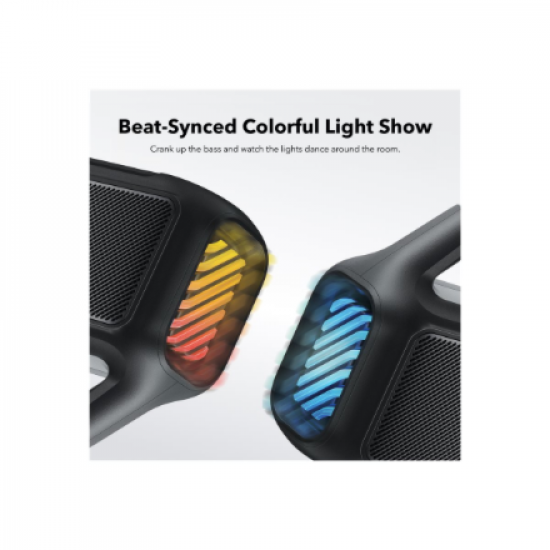 Anker Soundcore | Portable Bluetooth Speaker | Boom 2 | 80 W | Waterproof | Bluetooth | Phantom Black | Portable | Wireless connection