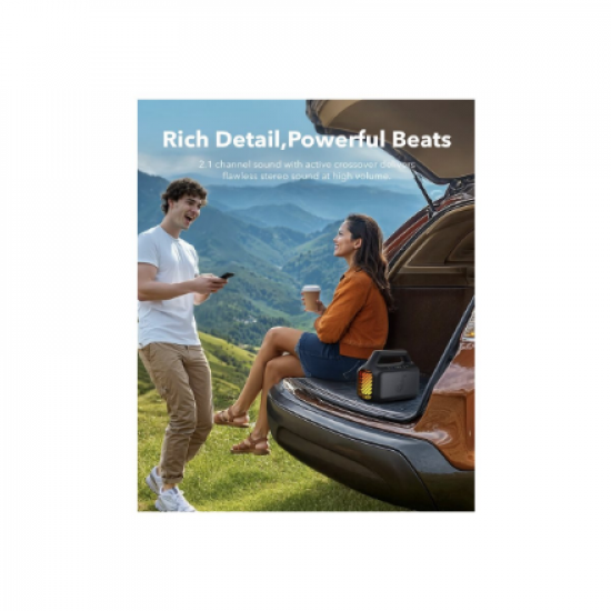 Anker Soundcore | Portable Bluetooth Speaker | Boom 2 | 80 W | Waterproof | Bluetooth | Phantom Black | Portable | Wireless connection