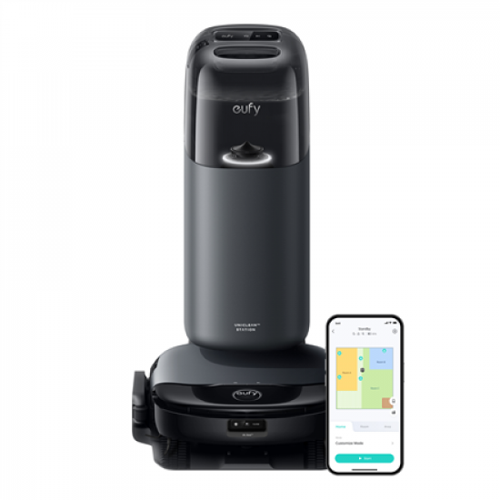 Anker Eufy | Robot Vacuum Cleaner with All-in-One Station | Omni S1 | Wet&Dry | Operating time (max) 216 min | 4600 mAh | 8000 Pa | Gray