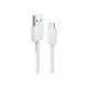 Anker 322 Nylon Cable, White | A81H5G21 | USB-A to USB-C