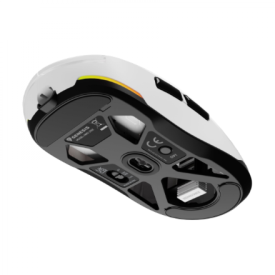 Genesis | Gaming Mouse | Zircon 660 | Wired/Wireless | 2.4 GHz, Bluetooth, USB | White
