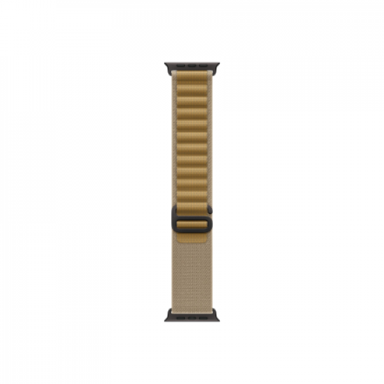 Apple 49mm Tan Alpine Loop - Medium - Black Titanium Finish