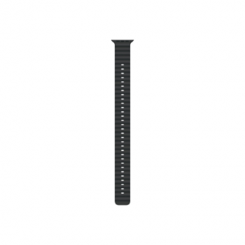 Apple | 49mm Black Ocean Band Extension - Natural Titanium Finish