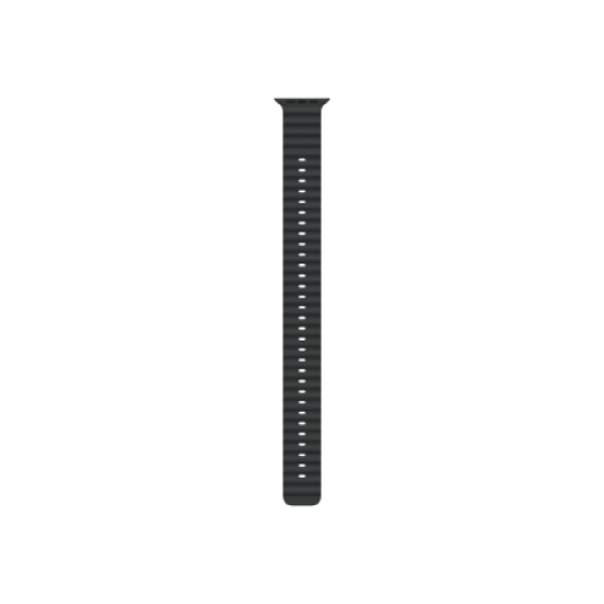 Apple | 49mm Black Ocean Band Extension - Natural Titanium Finish