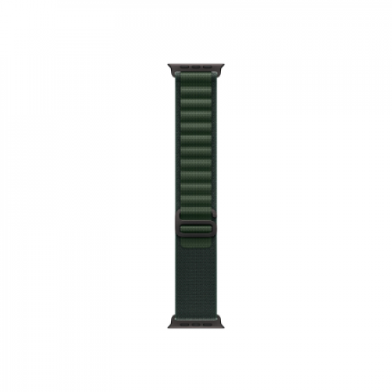 Apple 49mm Dark Green Alpine Loop - Large - Black Titanium Finish