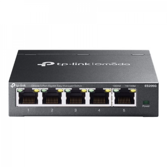 TP-LINK Omada 5-Port Gigabit Easy Managed Switch | ES205G | Desktop