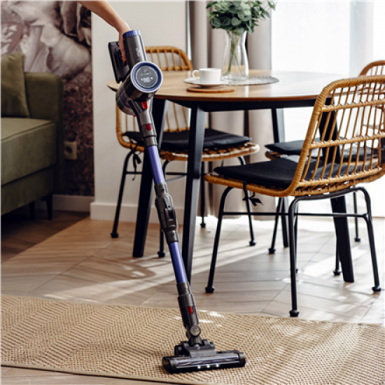 Adler Vacuum Cleaner | AD 7061 Allergy-friendly PRO | Cordless operating | 220-240 V | Operating time (max) 30 min | Black/Blue | Warranty 24 month(s)