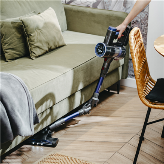 Adler Vacuum Cleaner | AD 7061 Allergy-friendly PRO | Cordless operating | 220-240 V | Operating time (max) 30 min | Black/Blue | Warranty 24 month(s)