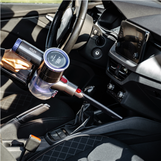 Adler Vacuum Cleaner | AD 7061 Allergy-friendly PRO | Cordless operating | 220-240 V | Operating time (max) 30 min | Black/Blue | Warranty 24 month(s)