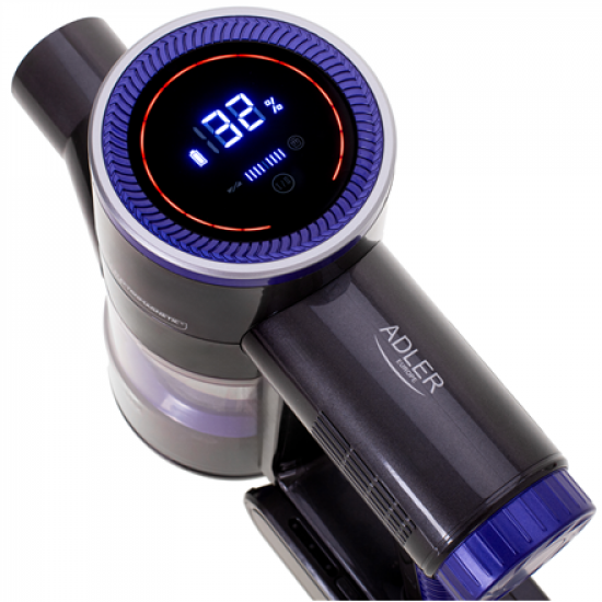 Adler Vacuum Cleaner | AD 7061 Allergy-friendly PRO | Cordless operating | 220-240 V | Operating time (max) 30 min | Black/Blue | Warranty 24 month(s)