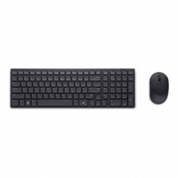 Dell | Silent Keyboard and Mouse | KM555 | Keyboard and Mouse Set | Wireless | Ukrainian (QWERTY) | Black | 2.4 GHz, Bluetooth 5.1 | Wireless connection