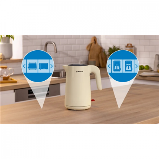 Bosch | Kettle | TWK2M167 MyMoment | Electric | 2400 W | 1.7 L | Plastic | Beige