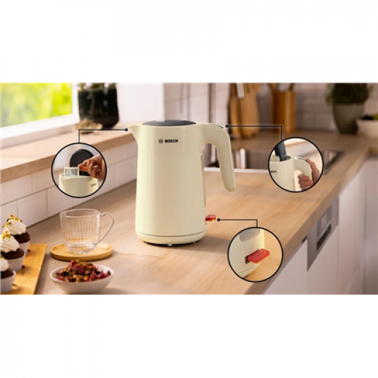 Bosch | Kettle | TWK2M167 MyMoment | Electric | 2400 W | 1.7 L | Plastic | Beige