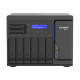 QNAP 6-Bay Desktop QuTS hero NAS with four 2.5GbE ports | TS-h886-D1602-8G | Intel | Xeon D-1602 | Processor frequency 3.2 GHz | 8 GB | UDIMM DDR4 | Total installed storage capacity 128 GB | Black