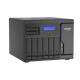 QNAP 6-Bay Desktop QuTS hero NAS with four 2.5GbE ports | TS-h886-D1602-8G | Intel | Xeon D-1602 | Processor frequency 3.2 GHz | 8 GB | UDIMM DDR4 | Total installed storage capacity 128 GB | Black