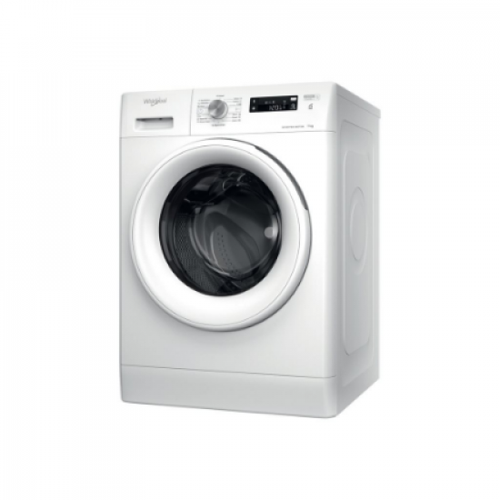 Whirlpool Washing machine | FFS 7469 W EE | Energy efficiency class A | Front loading | Washing capacity 7 kg | 1400 RPM | Depth 57.5 cm | Width 59.5 cm | Display | LED | White