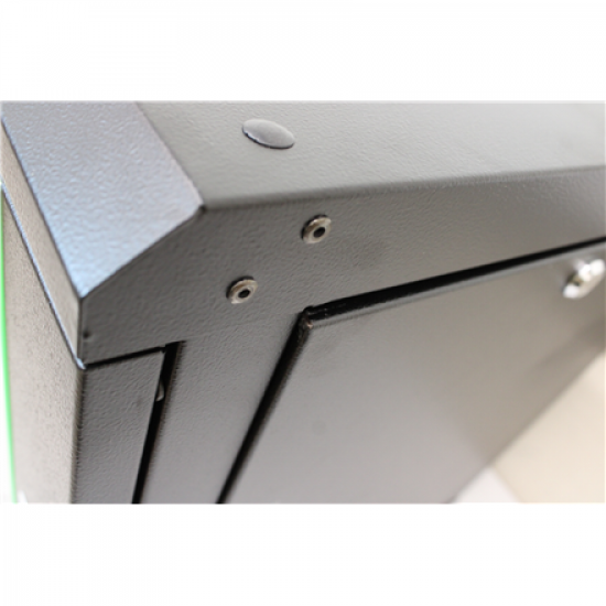 SALE OUT. DIGITUS 9U wall mounting cabinet, Unique 509x600x450 mm, color black (RAL 9005) | SALE OUT. SALE OUT. Digitus | Wall Mounting Cabinet | DN-19 09-U-SW | Warranty 24 month(s) | DAMAGED PACKAGING, DAMEGED PAINT, CURVED DOOR FROM THE SIDE