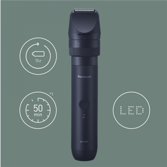 Panasonic Beard, Hair Trimmer | MultiShape ER-CKN1-PAC1 | Cordless | Wet & Dry | Number of length steps 39 | Black