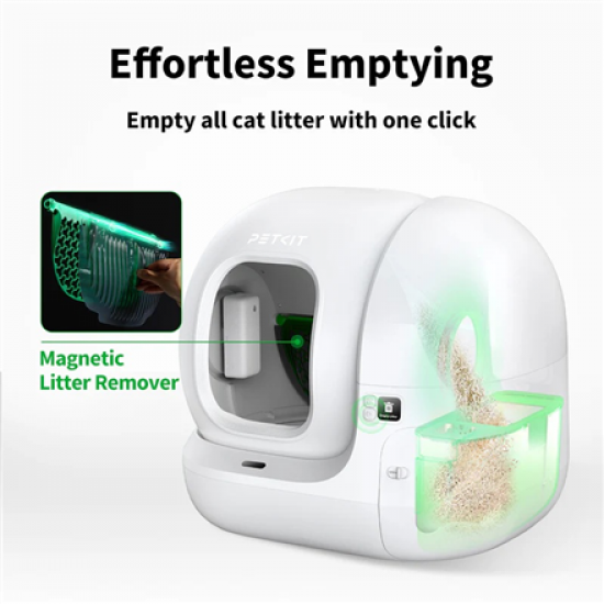 PETKIT | Pura Max 2 Mineral Sand Litter, Green + Magnetic Cat Litter Remover | Green