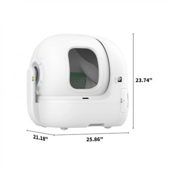 PETKIT | Automatic Cat Litter Box | PUROBOT MAX Pro | White