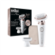 Braun Epilator | SES9-030 3D Silk-Epilk 9 Flex | Operating time (max) 50 min | Number of power levels 2 | Wet & Dry | White/Rose
