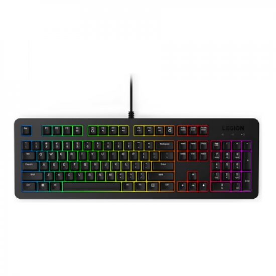 Lenovo Gaming Keyboard | Legion K310 RGB | Keyboard | Wired | US English | Black | USB 2.0 | Membrane