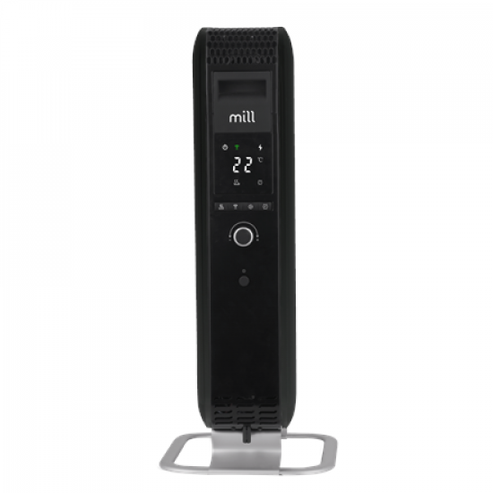 Mill | Heater | OIL1500WIFI3 Gentle Air | Oil Filled Radiator | 1500 W | Suitable for rooms up to 22 m² | Black