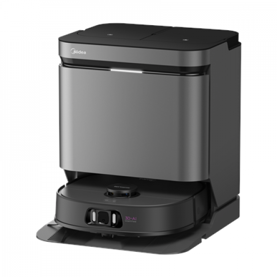 Midea Robot Vacuum Cleaner | V15 | Wet&Dry | 5200 mAh | Dust capacity 3 L | 16200 Pa | Black