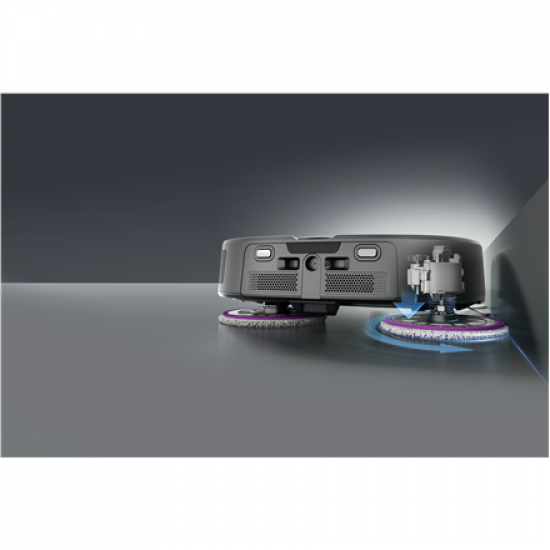 Midea Robot Vacuum Cleaner | V15 | Wet&Dry | 5200 mAh | Dust capacity 3 L | 16200 Pa | Black