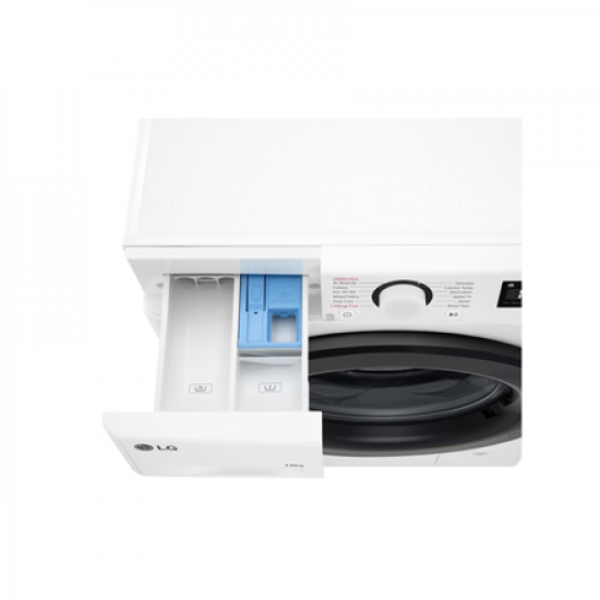 LG Washing Machine | F4WR510SBW | Energy efficiency class A | Front loading | Washing capacity 10 kg | 1400 RPM | Depth 57 cm | Width 60 cm | Display | LED | Steam function | Direct drive | White